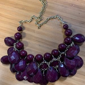 Brand new Deep purple necklace